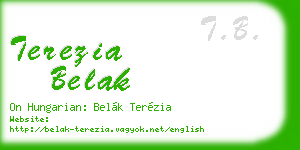 terezia belak business card